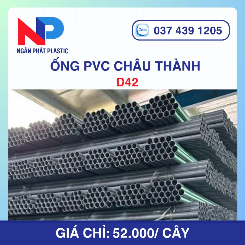 Ống Nhựa uPVC D42 Châu Thành Bơm Cát